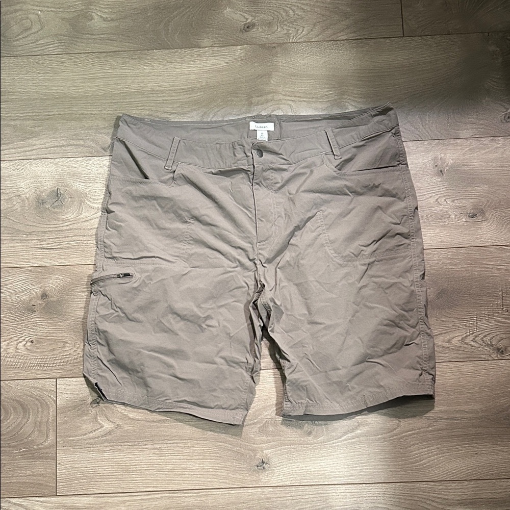 L.L. Bean Boy's Cargo Shorts - Taupe